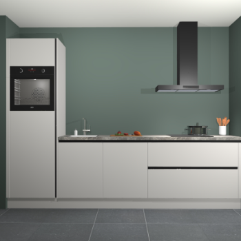 Zijdegrijze greeploze keuken Belize 41668