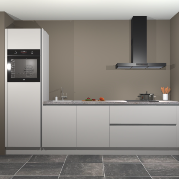 Zijdegrijze greeploze keuken Belize 41671