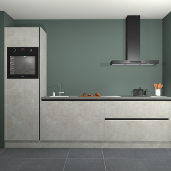 Beton opaal greeploze keuken Belize 41767