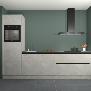 Beton opaal greeploze keuken Belize 41773