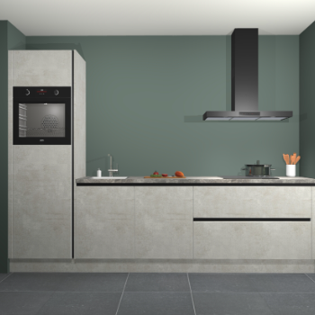 Beton opaal greeploze keuken Belize 41779