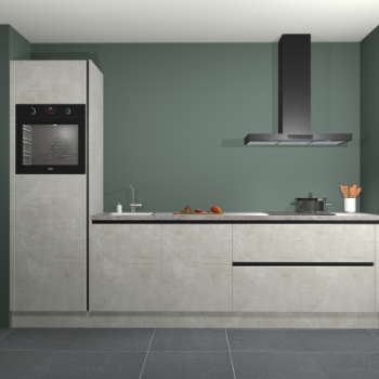 Beton opaal greeploze keuken Belize 41785