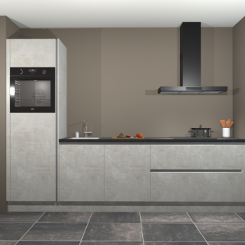 Beton opaal greeploze keuken Belize 41788