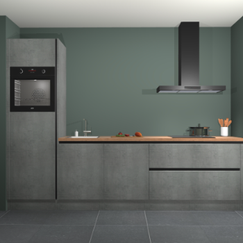 Beton parelgrijs greeploze keuken Belize 41797