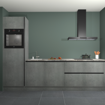 Beton parelgrijs greeploze keuken Belize 41815