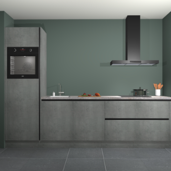 Beton parelgrijs greeploze keuken Belize 41821