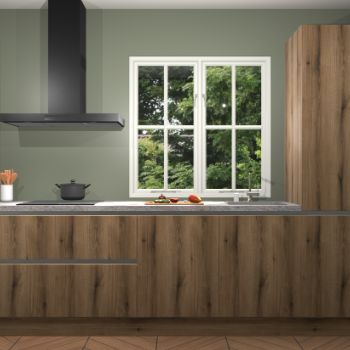 Goud Eiken Greeploze keuken Taranto 39902