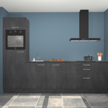 Beton zwarte keuken Belize 41919