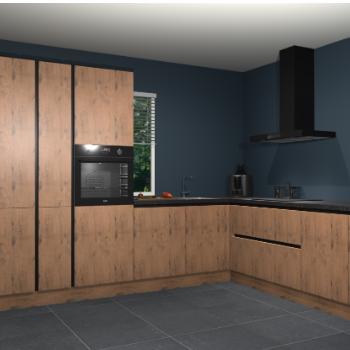 Astoria eiken greeploze keuken India 42078