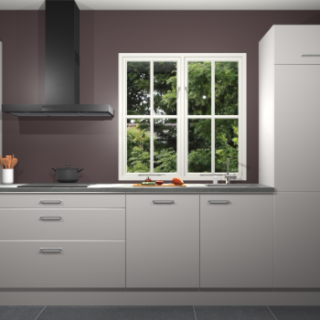 Zijdegrijze keuken Taranto 40822