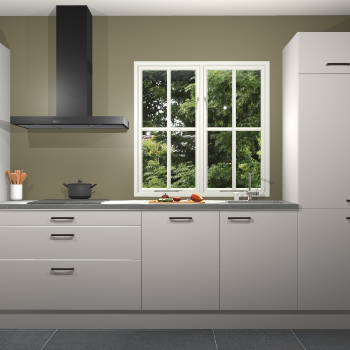 Zijdegrijze keuken Taranto 40825