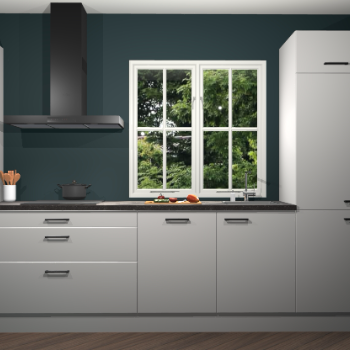 Zijdegrijze keuken Taranto 40830