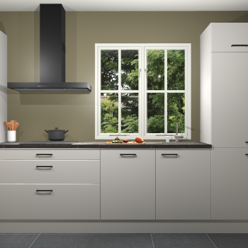 Zijdegrijze keuken Taranto 40831