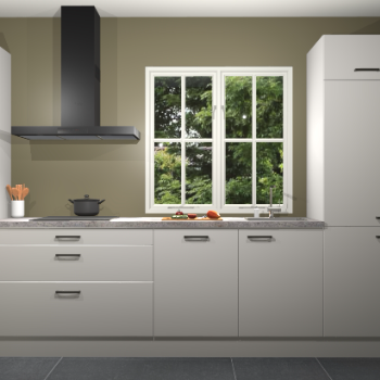 Zijdegrijze keuken Taranto 40843