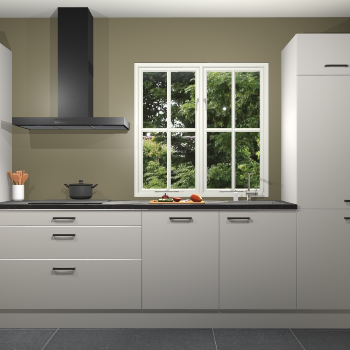 Zijdegrijze keuken Taranto 40849