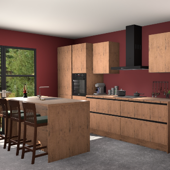 Greeploze astoria eiken keuken Spanje 24139