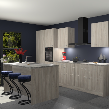 Vuren keuken Spanje 24518