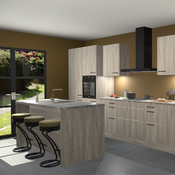 Vuren keuken Spanje 24521