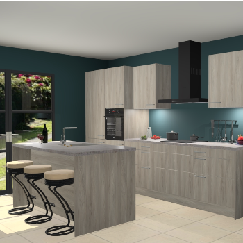 Vuren keuken Spanje 24523