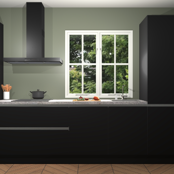 Zwarte Greeploze keuken Taranto 41143