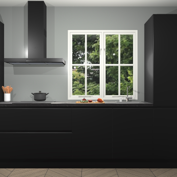 Zwarte Greeploze keuken Taranto 41152