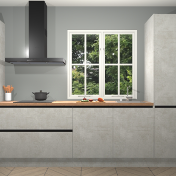 Beton Opaal Greeploze keuken Taranto 41273