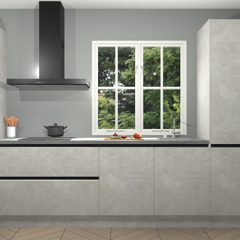 Beton Opaal Greeploze keuken Taranto 41279