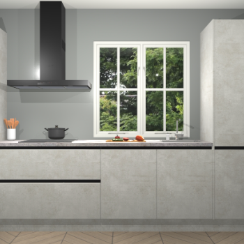 Beton Opaal Greeploze keuken Taranto 41297