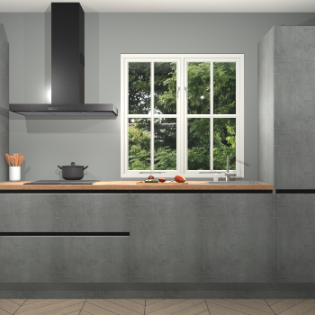 Beton Parelgrijs Greeploze keuken Taranto 41313