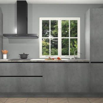 Beton Parelgrijs Greeploze keuken Taranto 41351