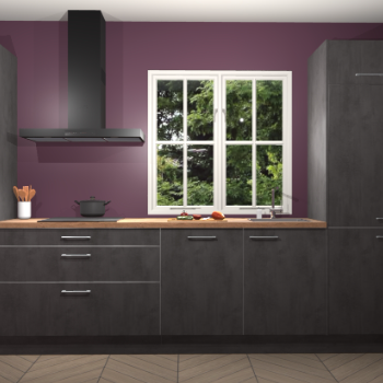 Beton Antraciet keuken Taranto 41371