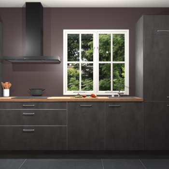 Beton Antraciet keuken Taranto 41372