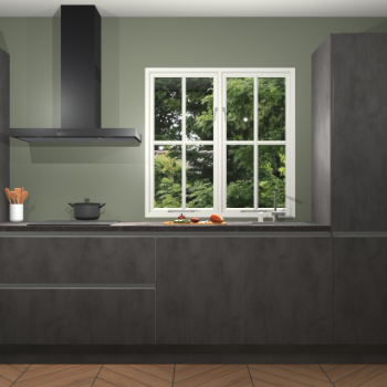 Beton Antraciet Greeploze keuken Taranto 41416