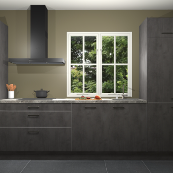 Beton Antraciet keuken Taranto 41424