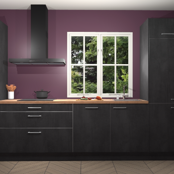 Beton Zwart keuken Taranto 42297