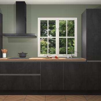 Beton Zwart Greeploze keuken Taranto 42299