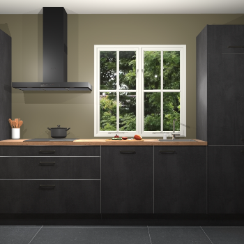 Beton Zwart keuken Taranto 42301