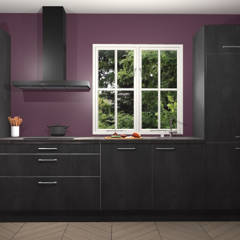 Beton Zwart keuken Taranto 42437