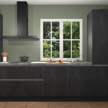 Beton Zwart Greeploze keuken Taranto 42445