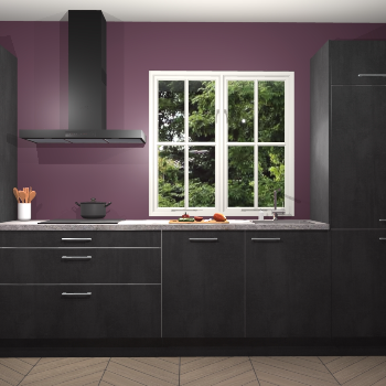 Beton Zwart keuken Taranto 42449