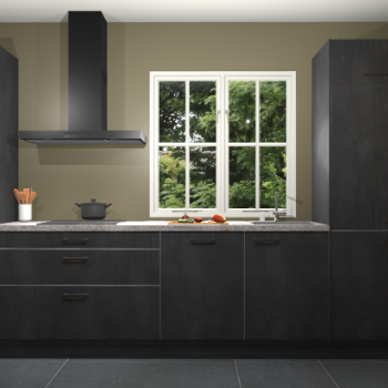 Beton Zwart keuken Taranto 42453