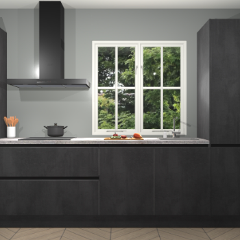 Beton Zwart Greeploze keuken Taranto 42454