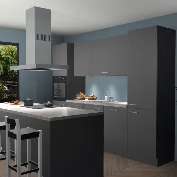 Onyxgrijze keuken Lima 25089