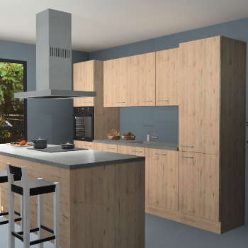 Madera natuur keuken Lima 25124