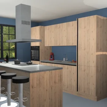 Greeploze Madera natuur keuken Lima 25128