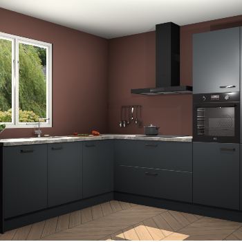 Onyxgrijze keuken Willemstad 118401