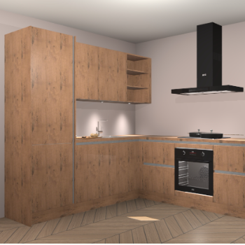 Astoria Eiken greeploze keuken Turek 73874