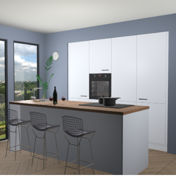 Sneeuwwit keuken Rusiec 63641