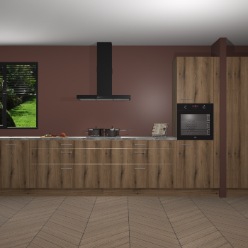 Goud Eiken keuken Angola 97021