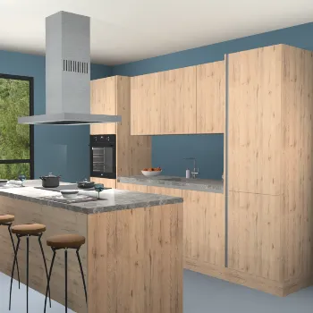 Greeploze Madera natuur keuken Lima 25133